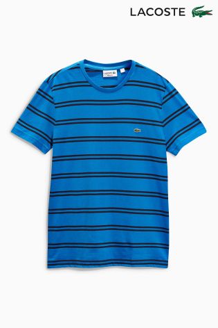 Blue/Navy Lacoste&reg; Striped T-Shirt